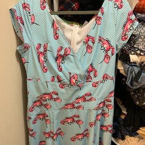 Eshakti Lobster patterned dress